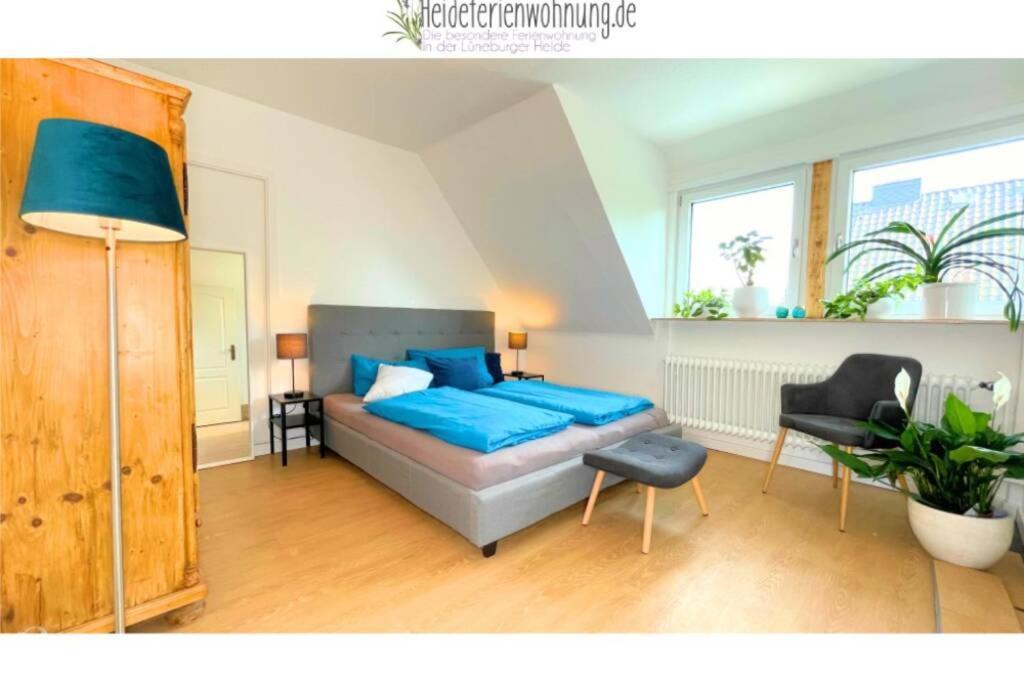 Heideferienwohnung - Die Neue Ferienwohnung Вальсроде Экстерьер фото