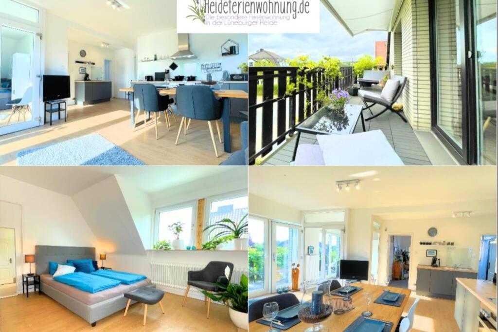 Heideferienwohnung - Die Neue Ferienwohnung Вальсроде Экстерьер фото